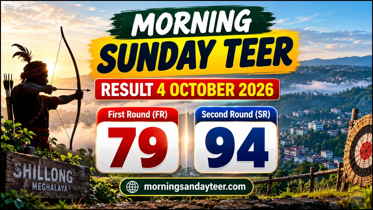 Morning Sunday Teer Result Today 4 October 2026 – FR 79, SR 94